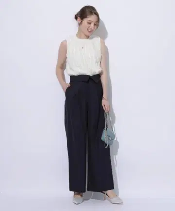 Apuweiser-riche 2WAY 허리 디자인 팬츠