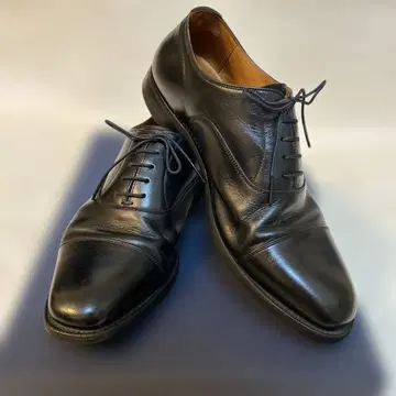 SCOTCH GRAIN 블랙 가죽 드레스 슈즈 비즈니스 24.5cm