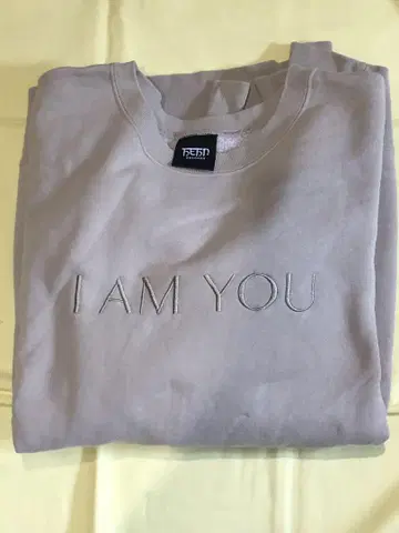 후지이 카제 라이브 베이지 맨투맨 I AM YOU XL