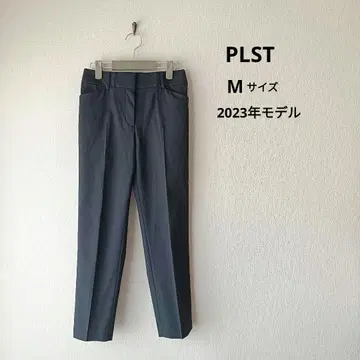 PLST 플라스테 린넨 블렌드 스틱 팬츠 M 네이비 2023