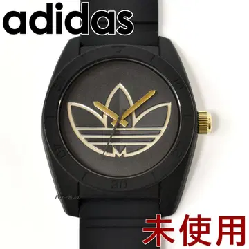 미사용 아디다스 adidas 손목시계 남성용 쿼츠 블랙 산티아고