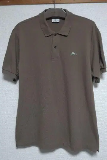 Lacoste 라코스테 피케 셔츠 브라운 L 사이즈 상당