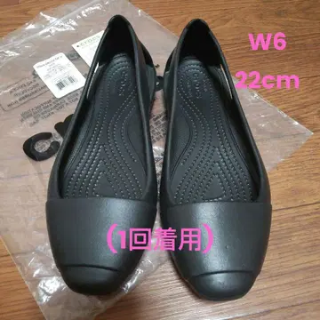 크록스 블랙 플랫슈즈
