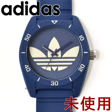 미사용 아디다스 adidas 손목시계 남성용 쿼츠 네이비 블루
