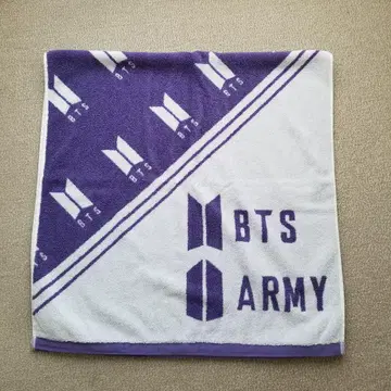 BTS 로고 비치 타월