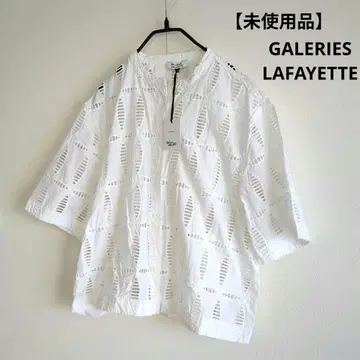 [미사용품] GALERIES LAFAYETTE 컷 아웃 상의 42