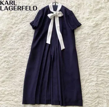 KARL LAGERFELD 네이비 원피스 (사이즈 36)