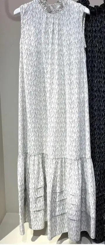 프레이 아이디 개더 프릴 백리본 원피스