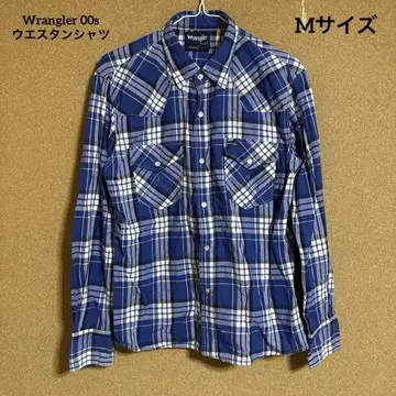 00s Wrangler 랭글러 체크 웨스턴 셔츠 M 사이즈