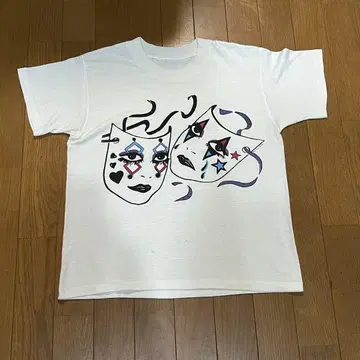 빈티지 80년대 투 페이스 티셔츠