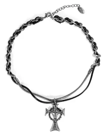 Rosen Kreuz 목걸이