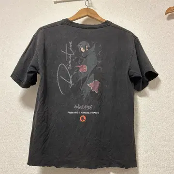 Primitive Naruto Itachi 티셔츠 M 사이즈 블랙