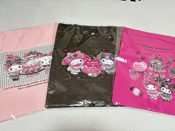해피 복권 마이멜로디&쿠로미 B상 토트백 3종 세트