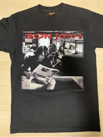 bonjovi 빈티지 티셔츠 본 조비 크로스 로드