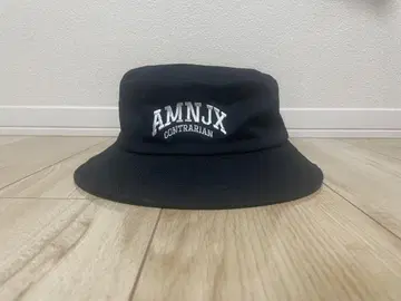 AMNJX 버킷 햇 블랙