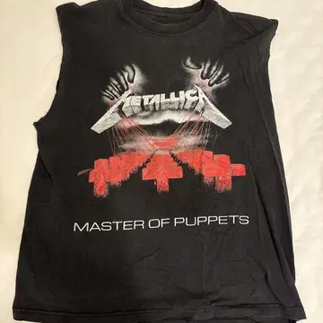 Metallica 밴딩 티셔츠