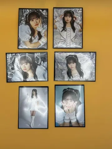 오다 유즈하 Yuzuha girls2 5주년 기념 포토 카드 6종