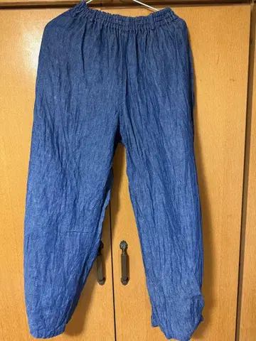 WAFU 여름 린넨 데님 팬츠 used
