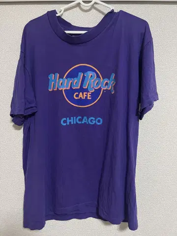 Hard Rock Cafe 티셔츠 퍼플 보라색