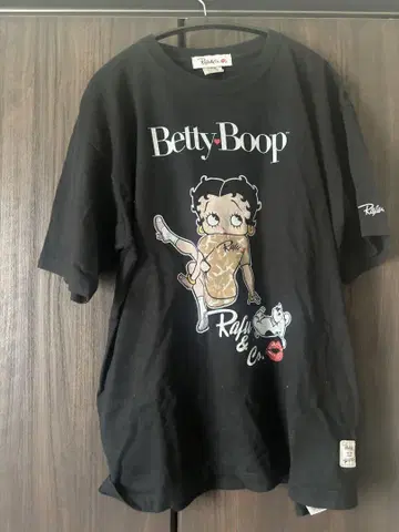 Betty Boop 티셔츠 M 사이즈 블랙