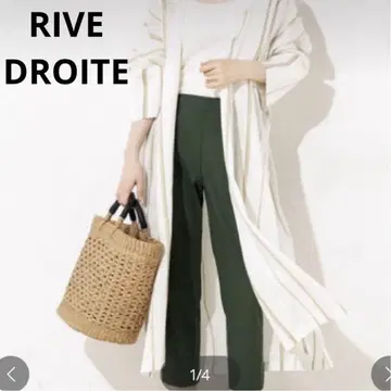 RIVE DROITE 리브 드와 린넨 스트라이프 가운 원피스