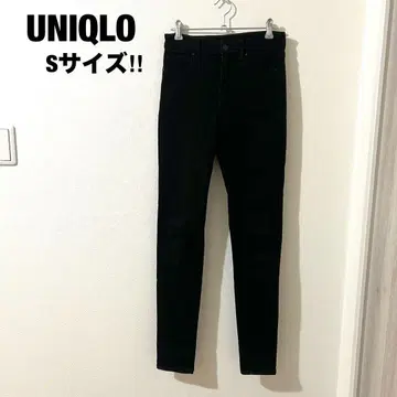 유니클로 청바지 스키니 팬츠 블랙 S 여성용 히트텍