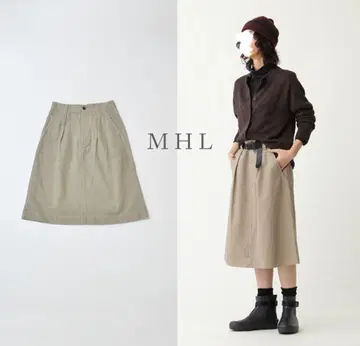 MHL 하우엘 SOFT TWISTED YARN COTTON 스커트