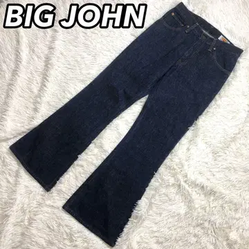 BIG JOHN MH402Z 데님 팬츠 플레어 벨 보텀 지퍼 W29