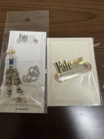 Fate staynight 15주년 기념 코길 15주년 기념 핀 배지