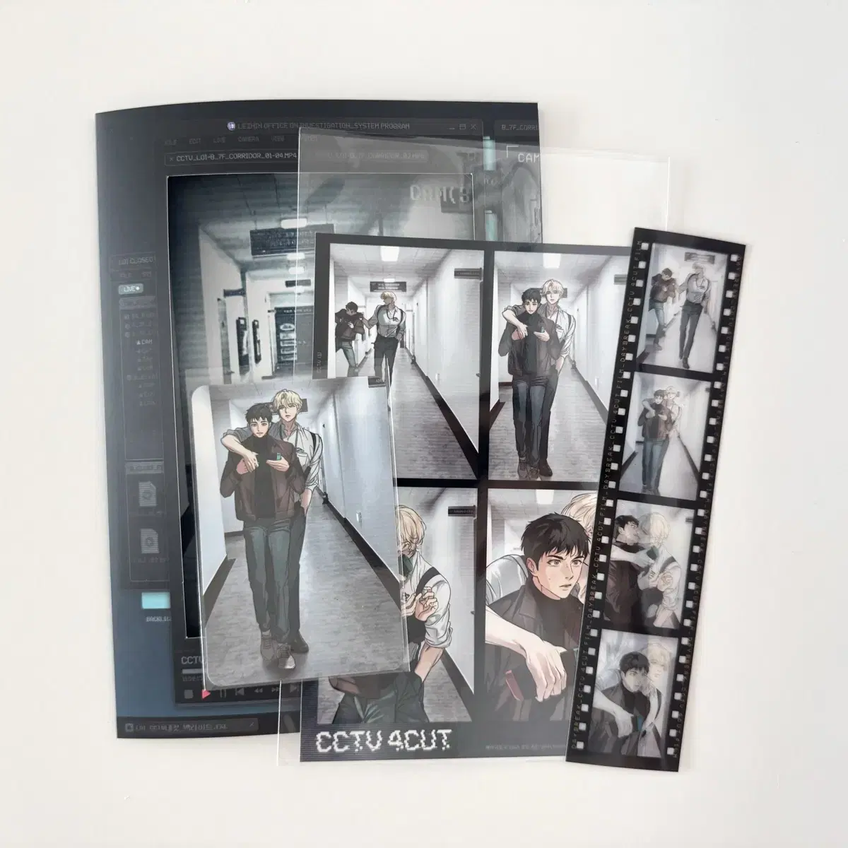 韓国BL バックライト フィルムパッケージ 4カット Backlight Film Package CCTV Four-Cut Poca Bright Pop-Up