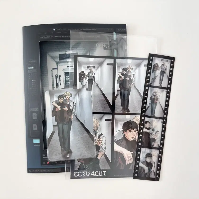 韓国 BL LEZHIN Backlight 監視カメラ4カットフィルム Backlight Film Package CCTV Four-Cut Poca Bright Pop-Up