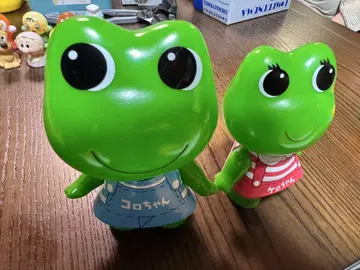 코로와 케로짱의 개구리 봉제 인형 세트