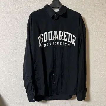 DSQUARED2 블랙 긴팔 셔츠 사이즈 50