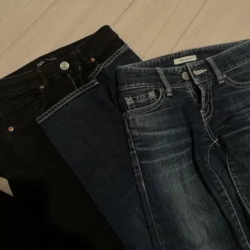 자라 MOUSSY 데님 스키니 팬츠 세트
