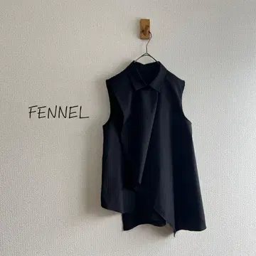 FENNEL 아지메 슬리브리스 블라우스 K94