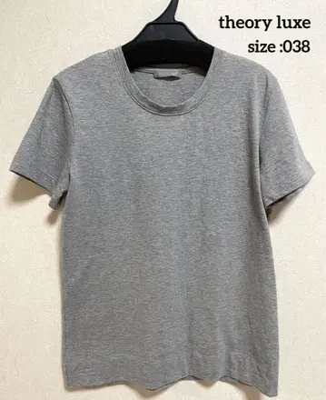 띠어리 럭스 그레이 티셔츠 사이즈 038