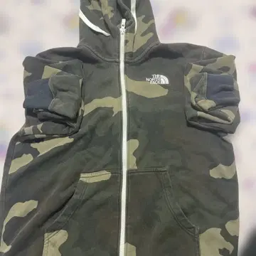 THE NORTH FACE 카모플라쥬 풀 집업 후드티