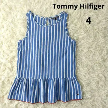 Tommy Hilfiger 튜닉 슬리브리스 스트라이프 산뜻한 4