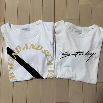 SATURDAYS NEW YORK CITY 티셔츠 XS 2장 세트