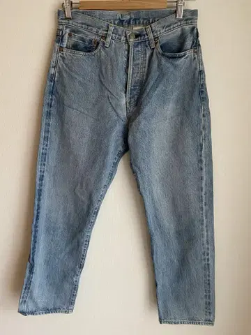 NATURAL LAUNDRY 셀비지 데님 5 포켓 팬츠