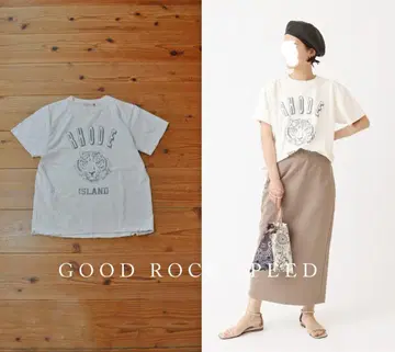GOOD ROCK SPEED TIGER 프린트 TEE 셔츠