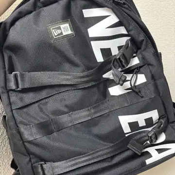 New Era 블랙 백팩