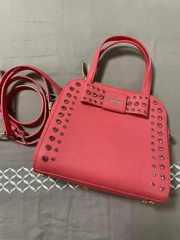 kate spade 스터드 핑크 가방