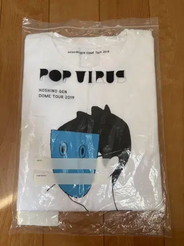 Hoshino Gen POP VIRUS 티셔츠 S 사이즈