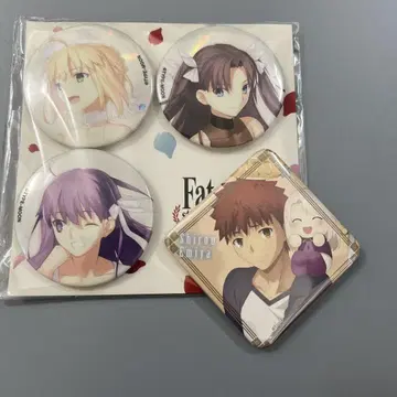 Fate/stay/night 15주년 기념전 캔뱃지 세트 덤
