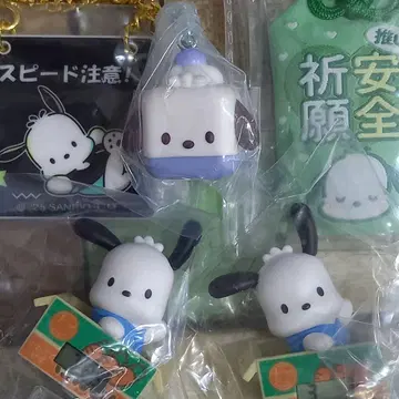 산리오 포차코 가챠가챠 종이상자 워치 오마모리 마스코트