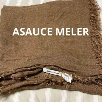ASAUCEMELER 벨기에 린넨 100% 프린지 스톨 대형
