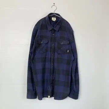 반스 VANS off THE WALL 플란넬 셔츠 긴팔 셔츠 XL