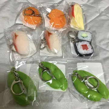 식품 샘플 키링
