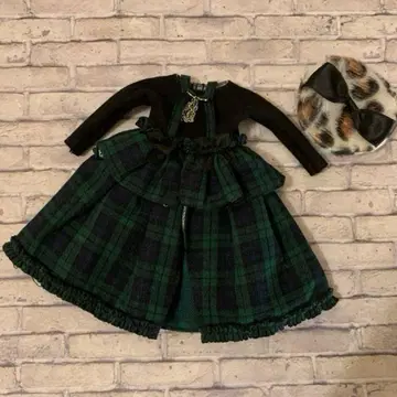 22cm 인형 레이어드 스커트 스타일 원피스